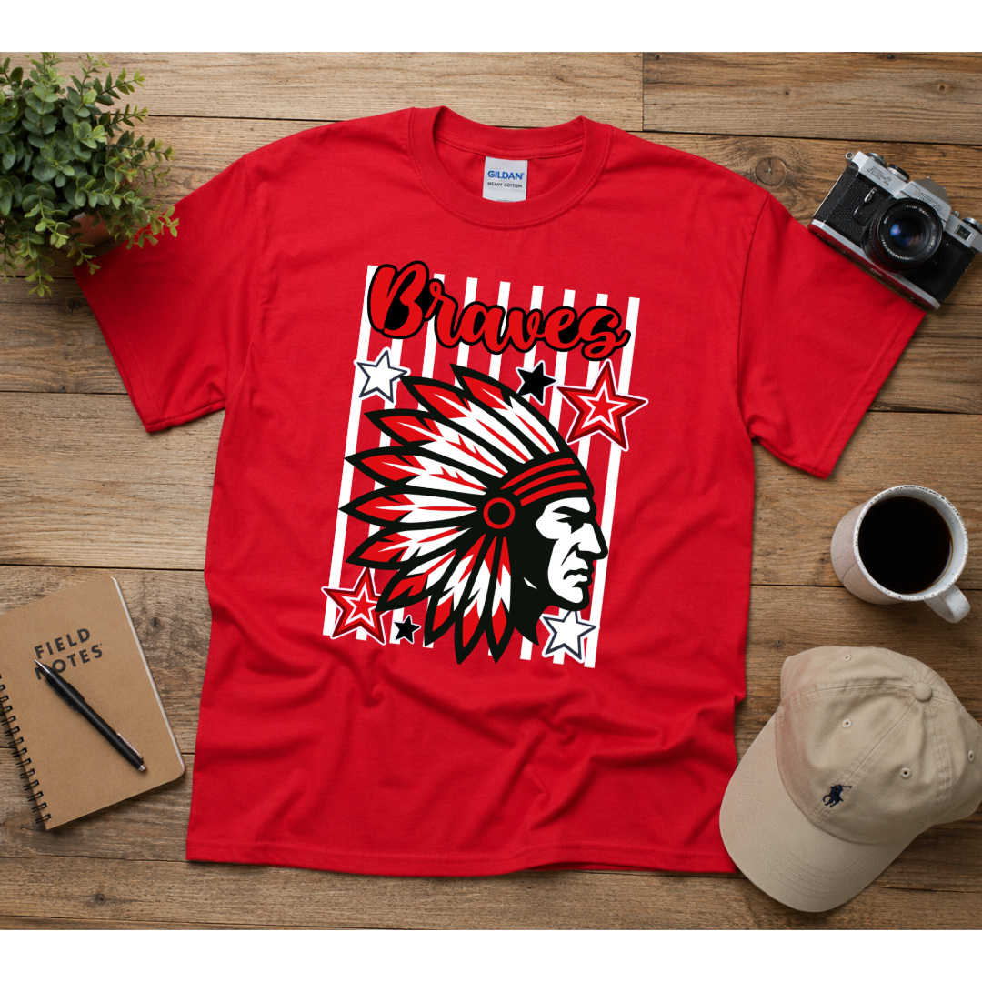 Custom Striped School Spirit Tees