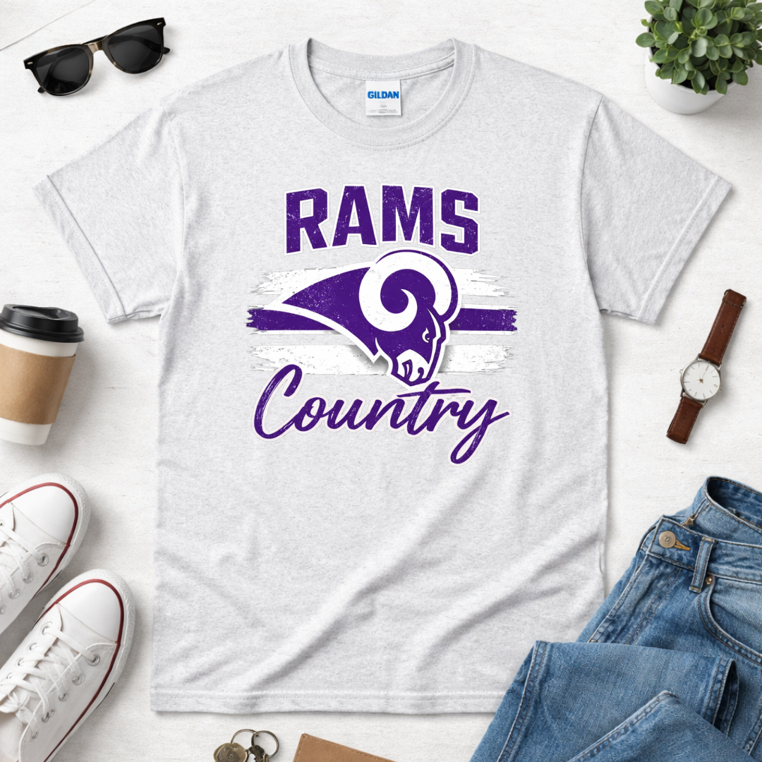 Custom School Spirit “Country” Mascot Tee