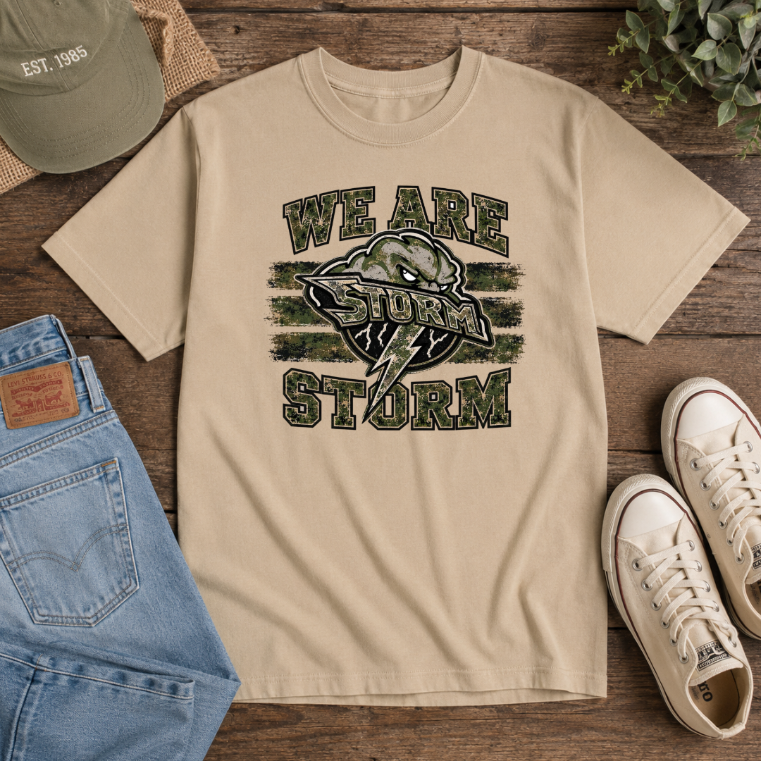 We Are Collection – Green Camo Spirit Tee