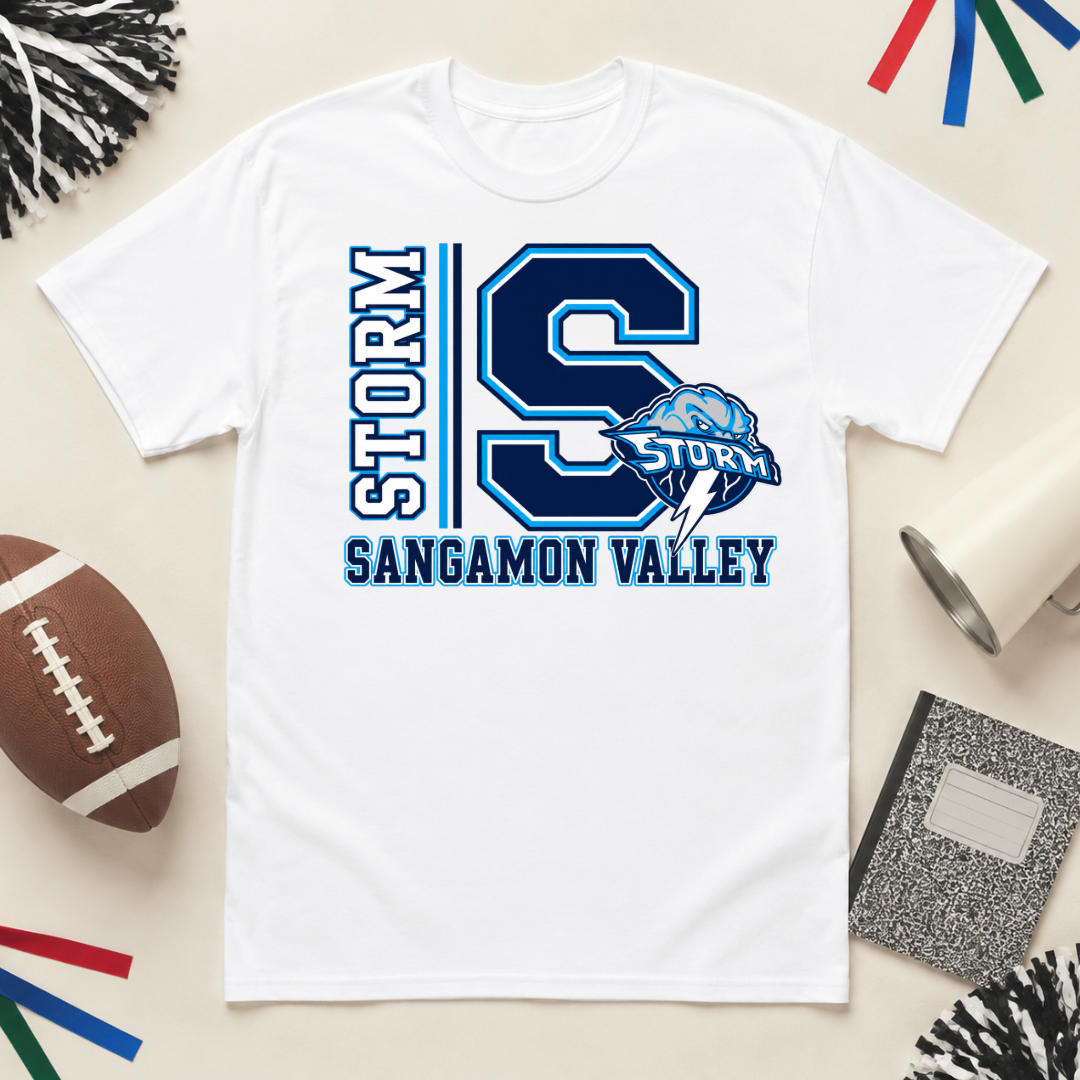 Big Letter School Spirit Tee