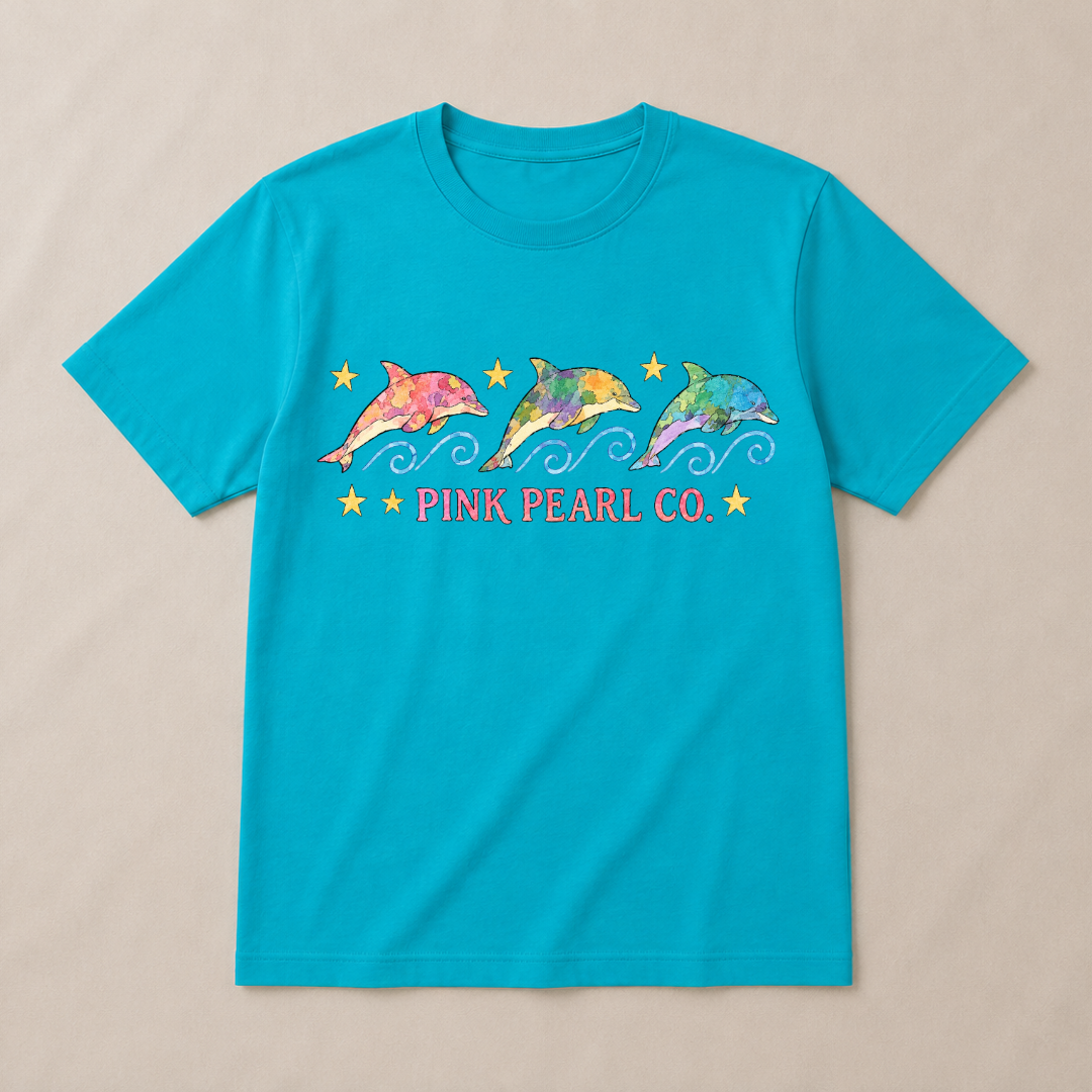 Pink Pearl Co. Dolphin T-shirt