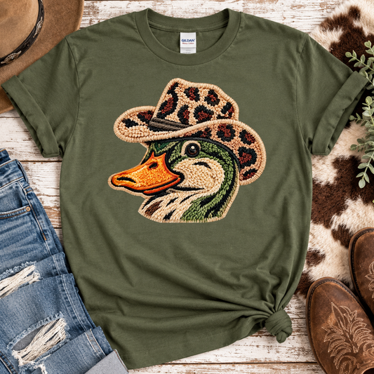 Cowboy Mallard Tee, Crewneck & Hoodie