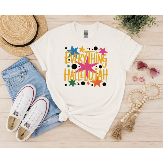 Everything Hallelujah Tee ✨🌈
