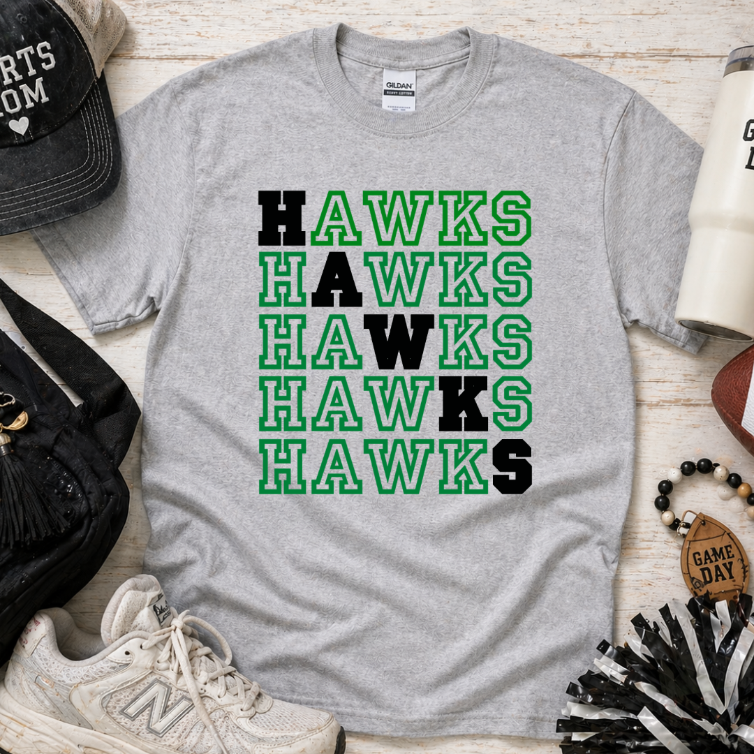 Custom School Spirit Repeat Tee