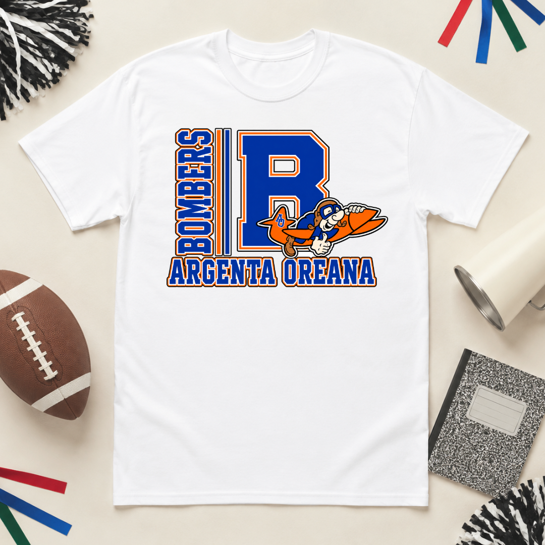 Big Letter School Spirit Tee