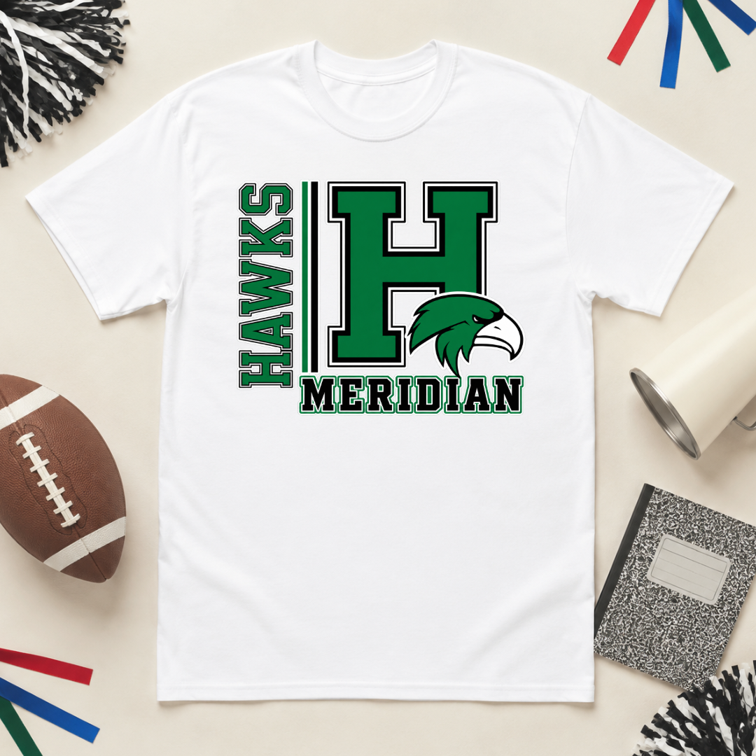 Big Letter School Spirit Tee