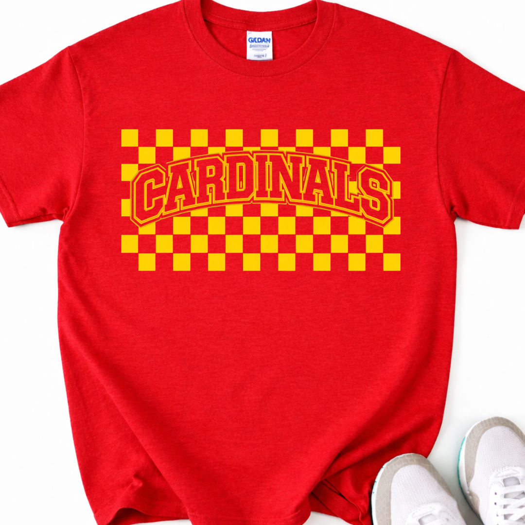 Custom Game Day Checkerboard Shirt – Any School