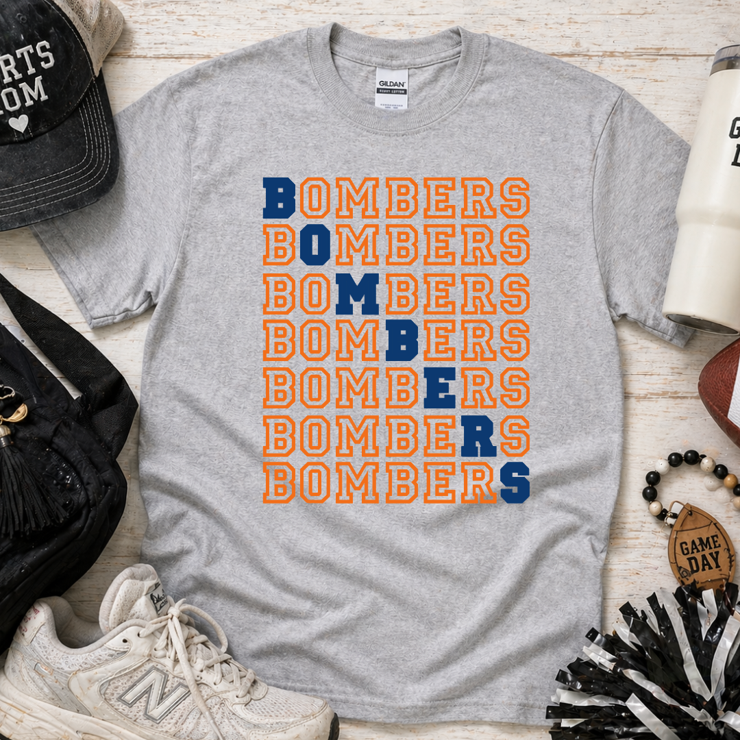 Custom School Spirit Repeat Tee