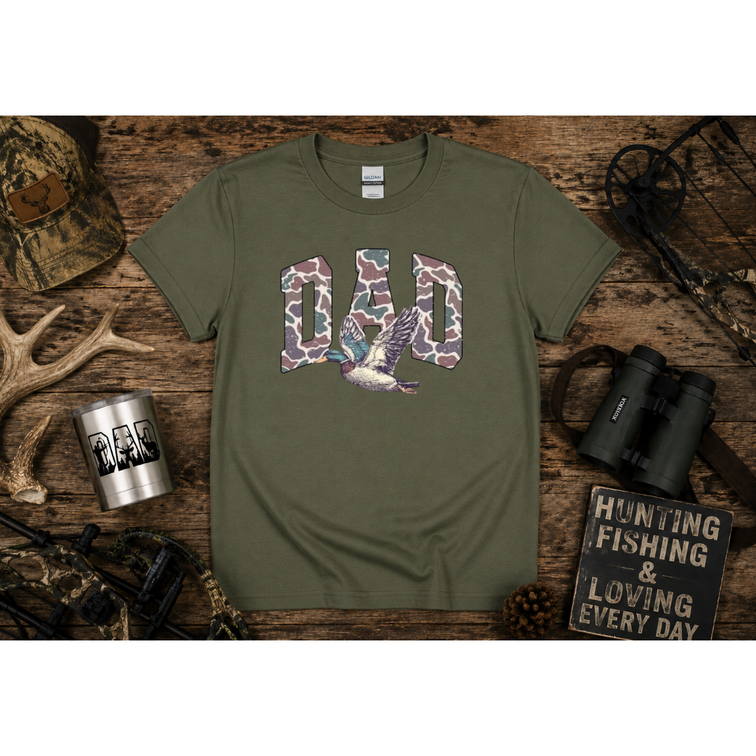 Dad Duck Camo Tee 🦆🌲