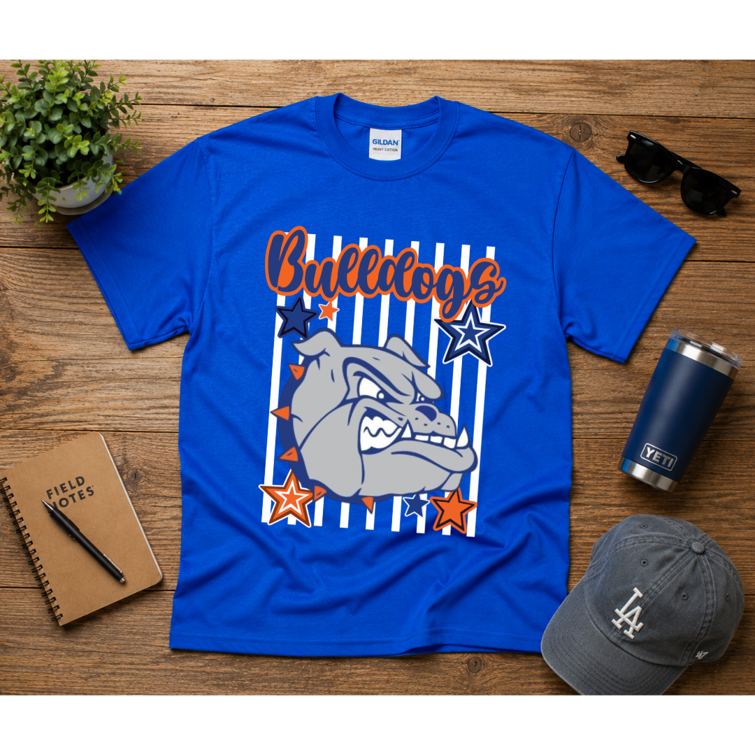 Custom Striped School Spirit Tees