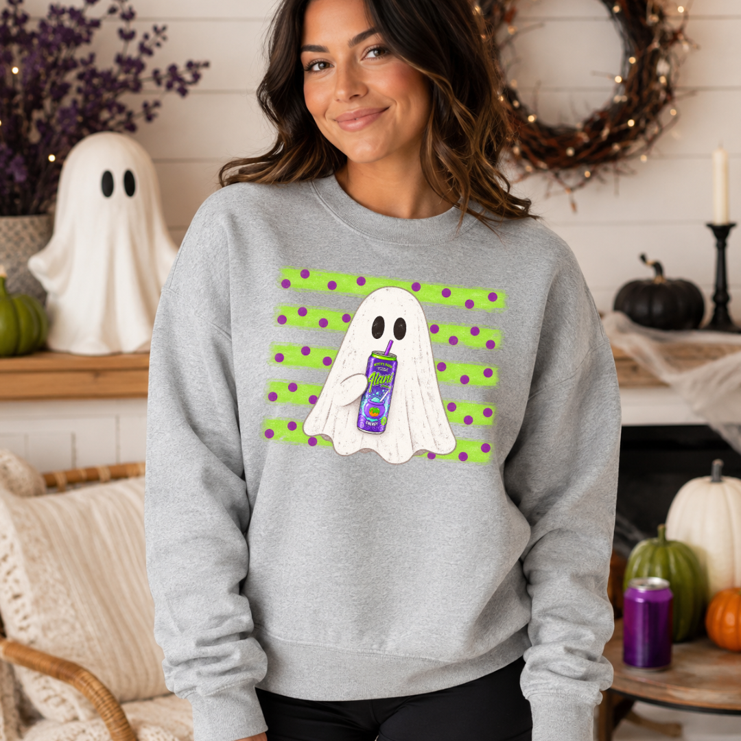 Witches Brew Sippin’ Ghost Crewneck