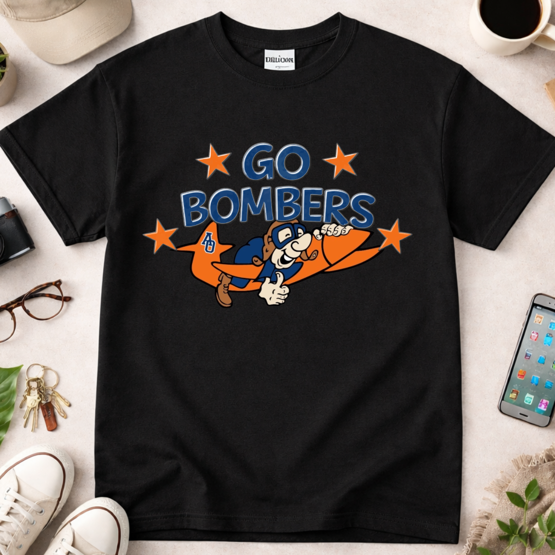 Game Day Mascot Tees | Go Cardinals, Hawks, Bombers, Trojans & More