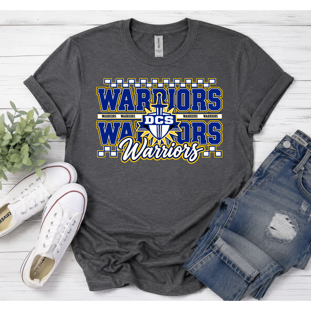 Checkered School Spirit Tee