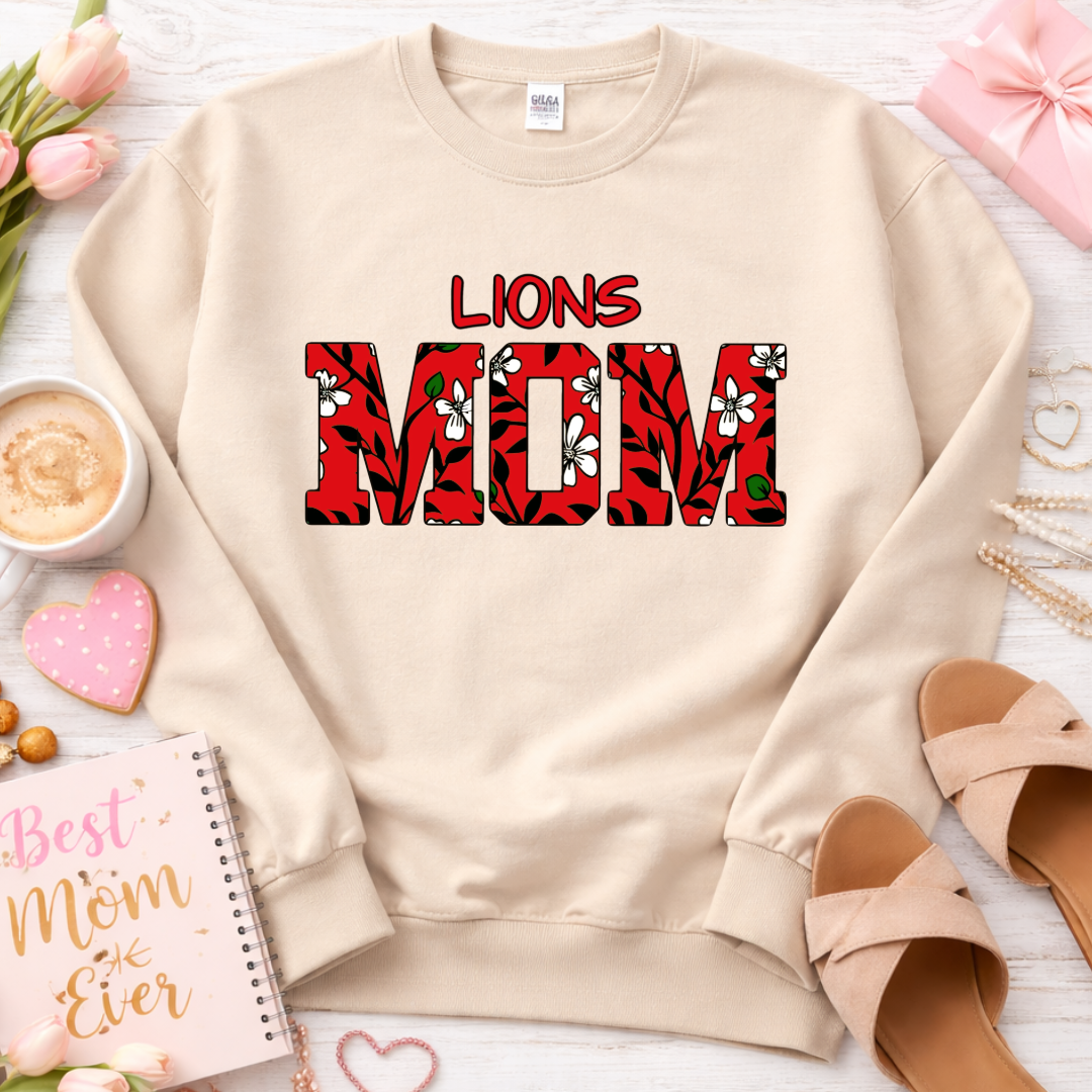 Custom School Spirit MOM Tee / Crewneck