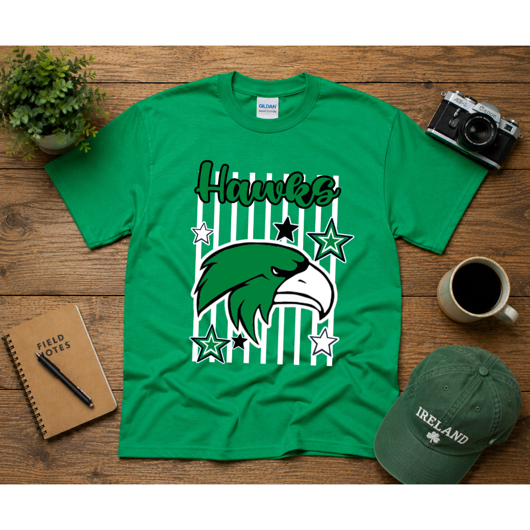 Custom Striped School Spirit Tees
