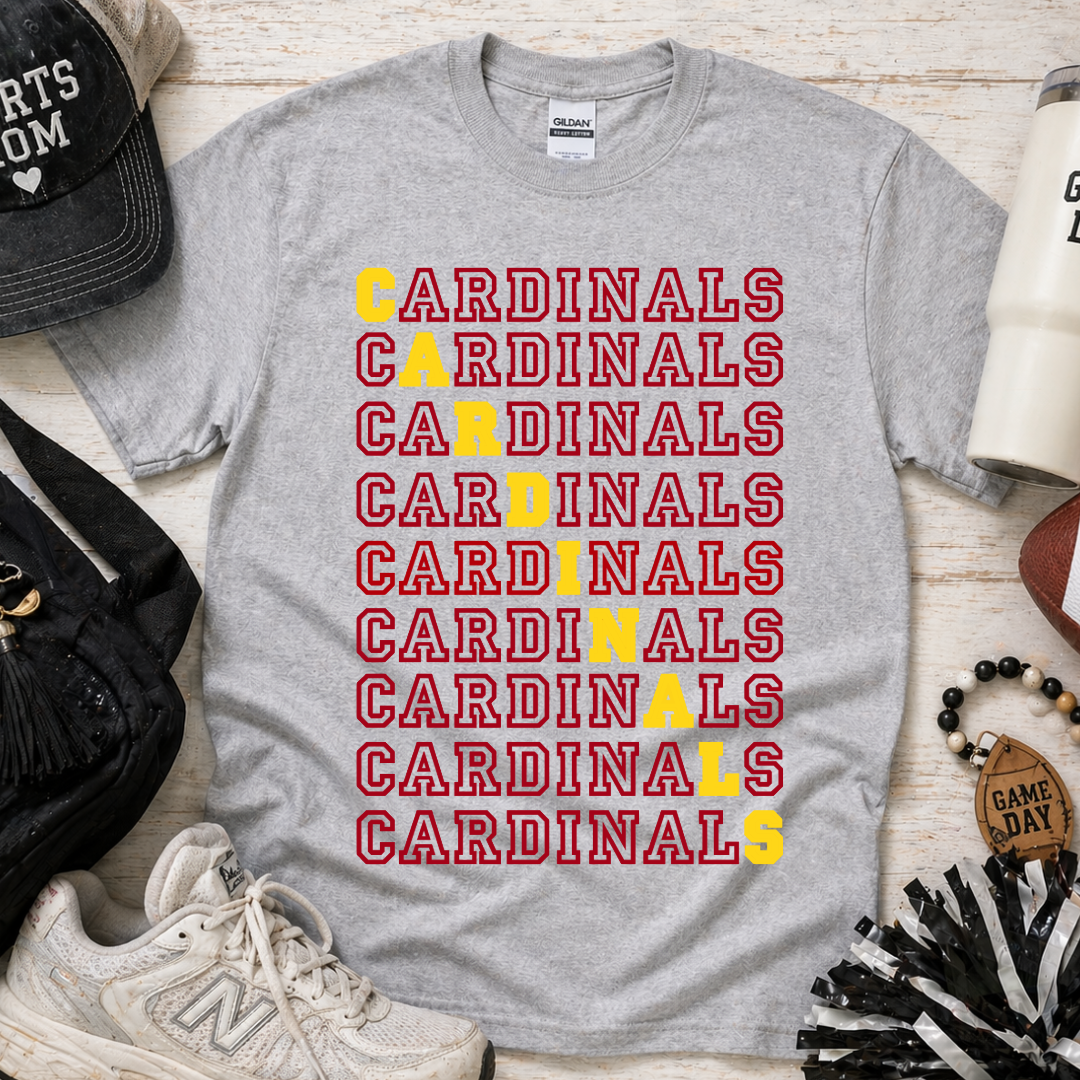 Custom School Spirit Repeat Tee