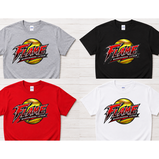 🔥 WL Flame Softball Tee