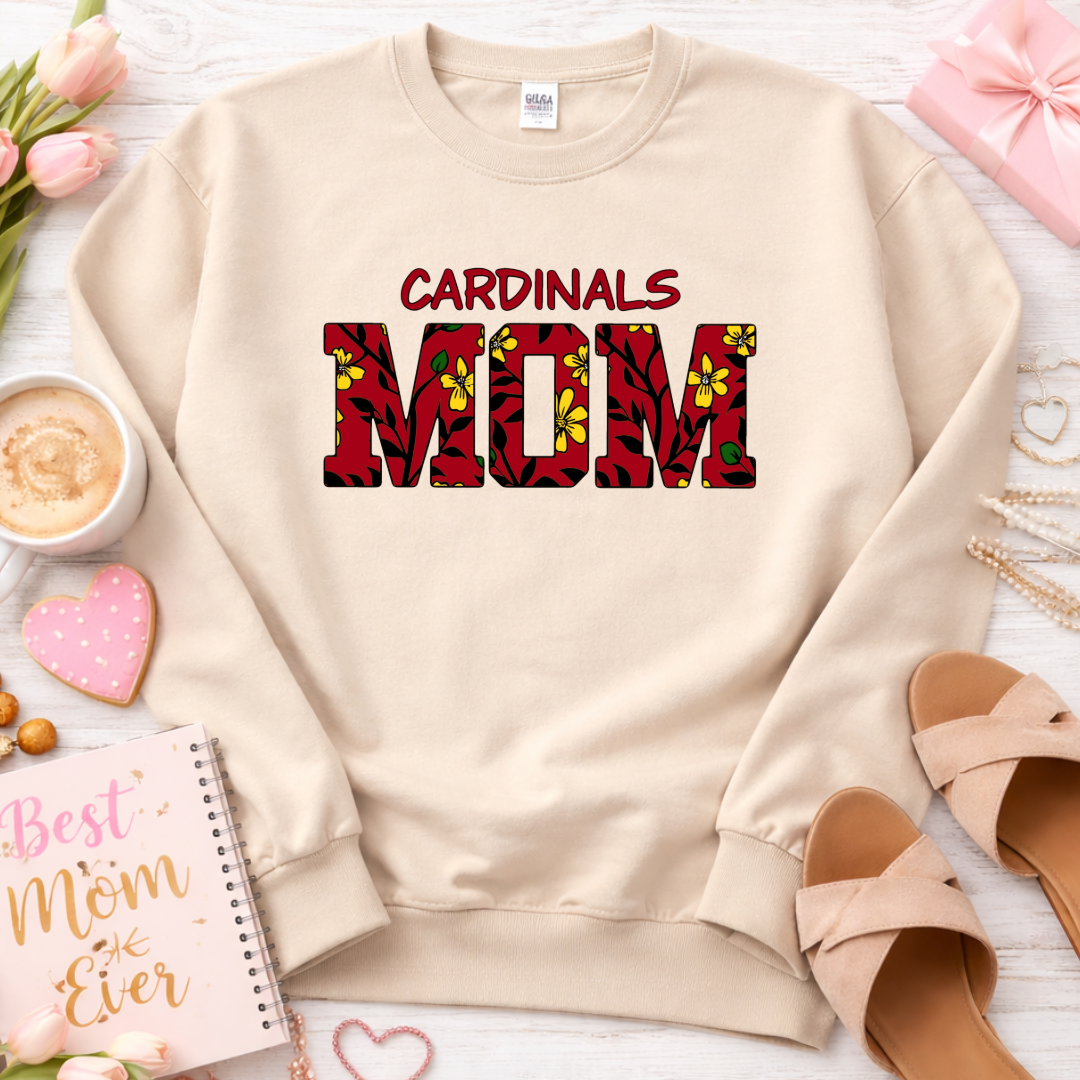 Custom School Spirit MOM Tee / Crewneck