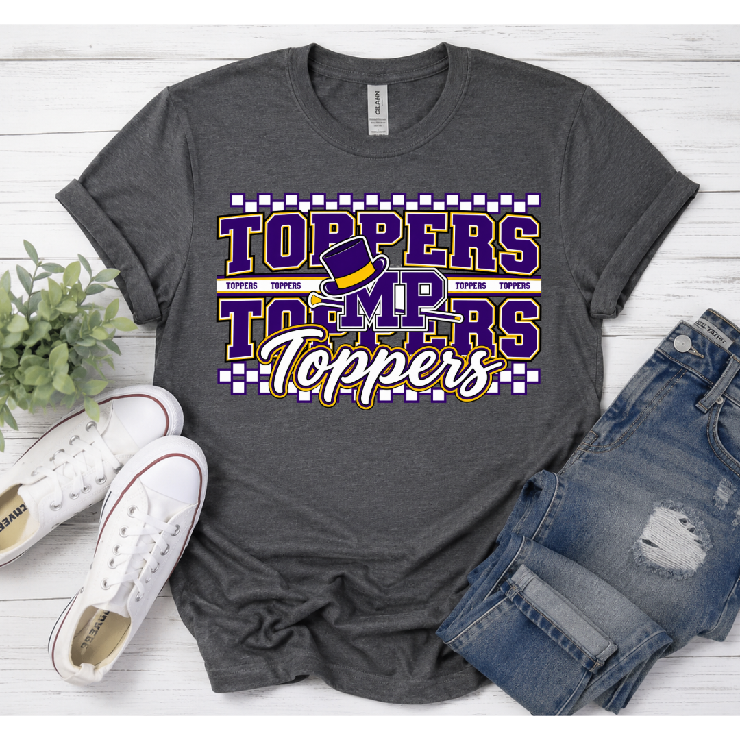 Checkered School Spirit Tee