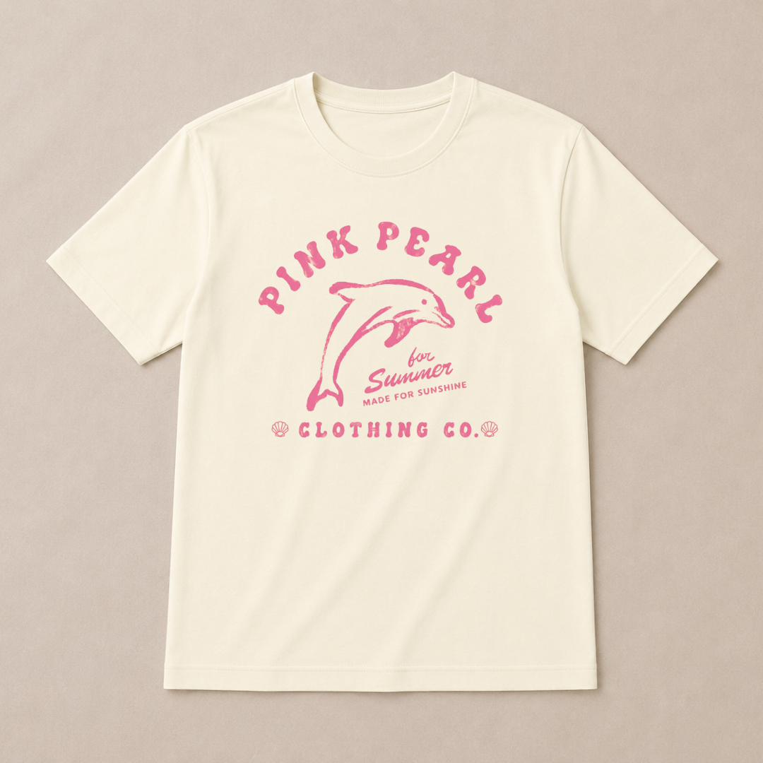 Pink Pearl Dolphin T-shirt