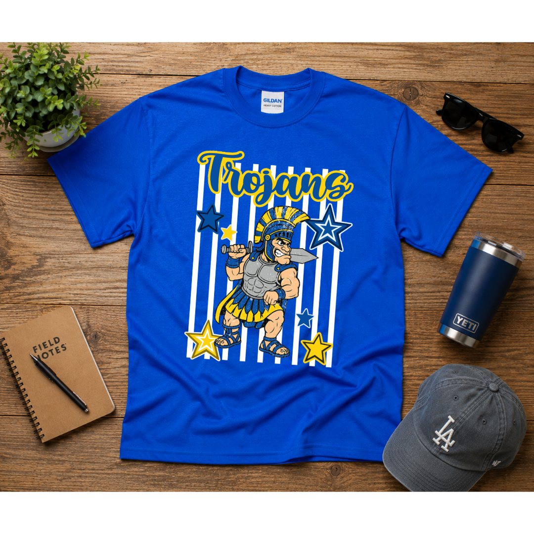 Custom Striped School Spirit Tees