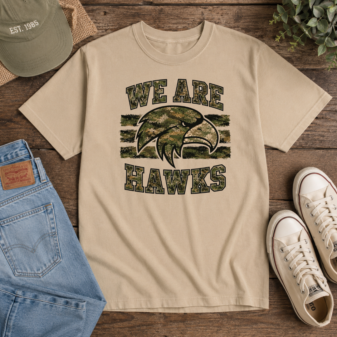We Are Collection – Green Camo Spirit Tee