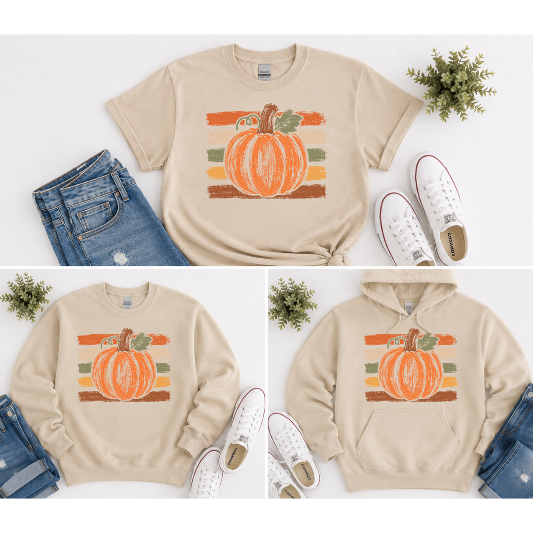 Vintage Pumpkin Graphic Apparel