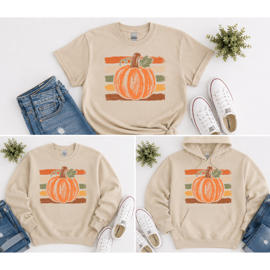 Vintage Pumpkin Graphic Apparel