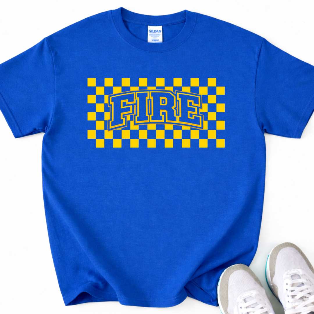 Custom Game Day Checkerboard Shirt – Any School