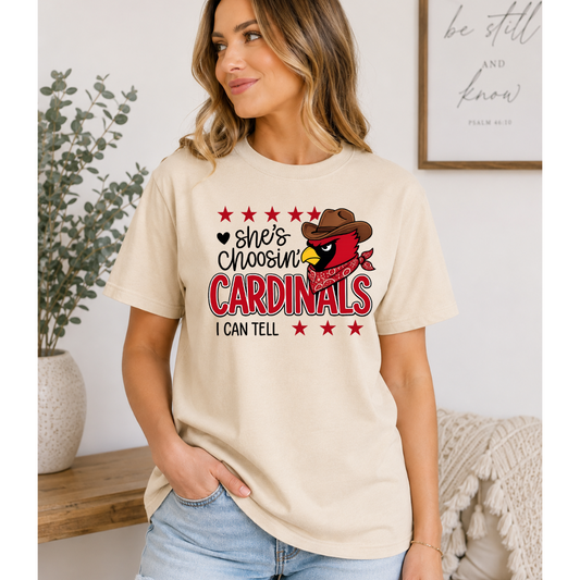 School Spirit “She’s Choosin’” Tee