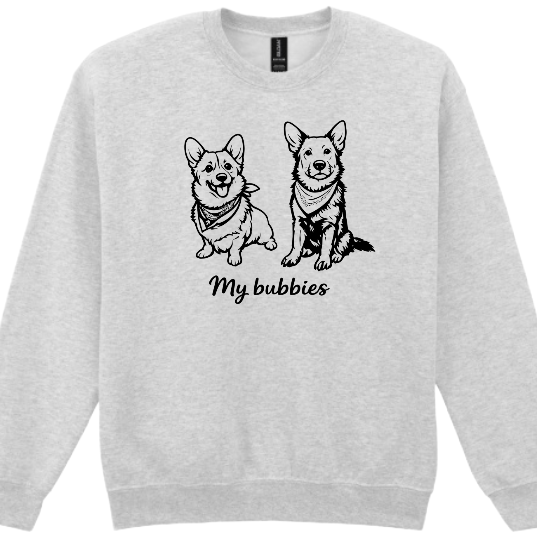 Custom Pet Crewneck Sweatshirt – Your Dog on a Sweatshirt