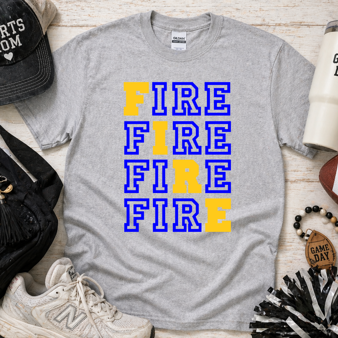 Custom School Spirit Repeat Tee