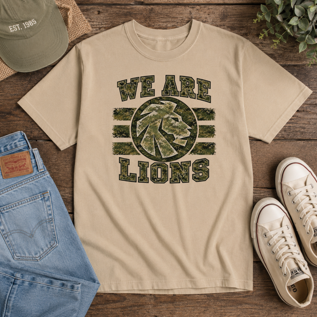 We Are Collection – Green Camo Spirit Tee
