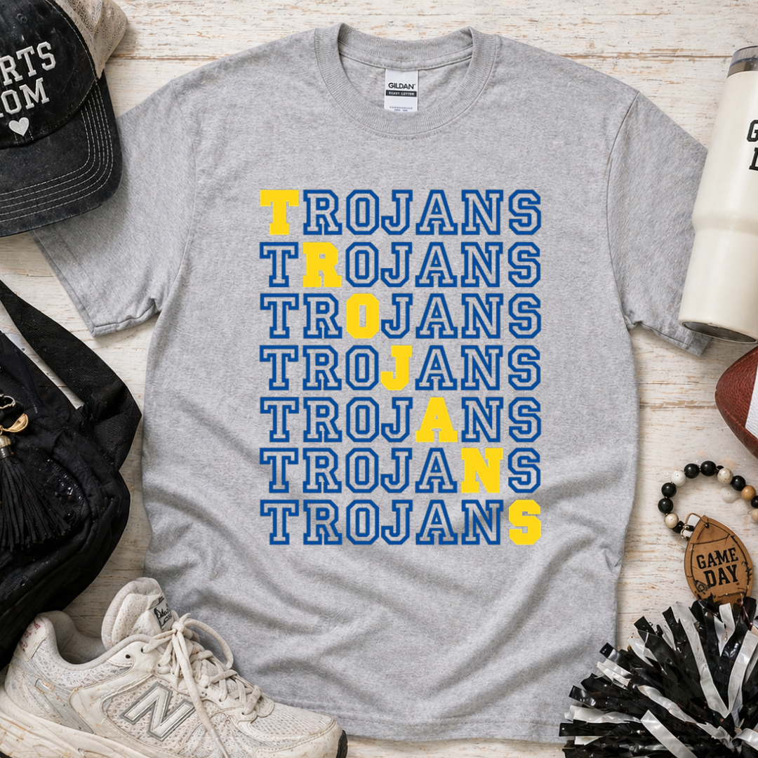 Custom School Spirit Repeat Tee