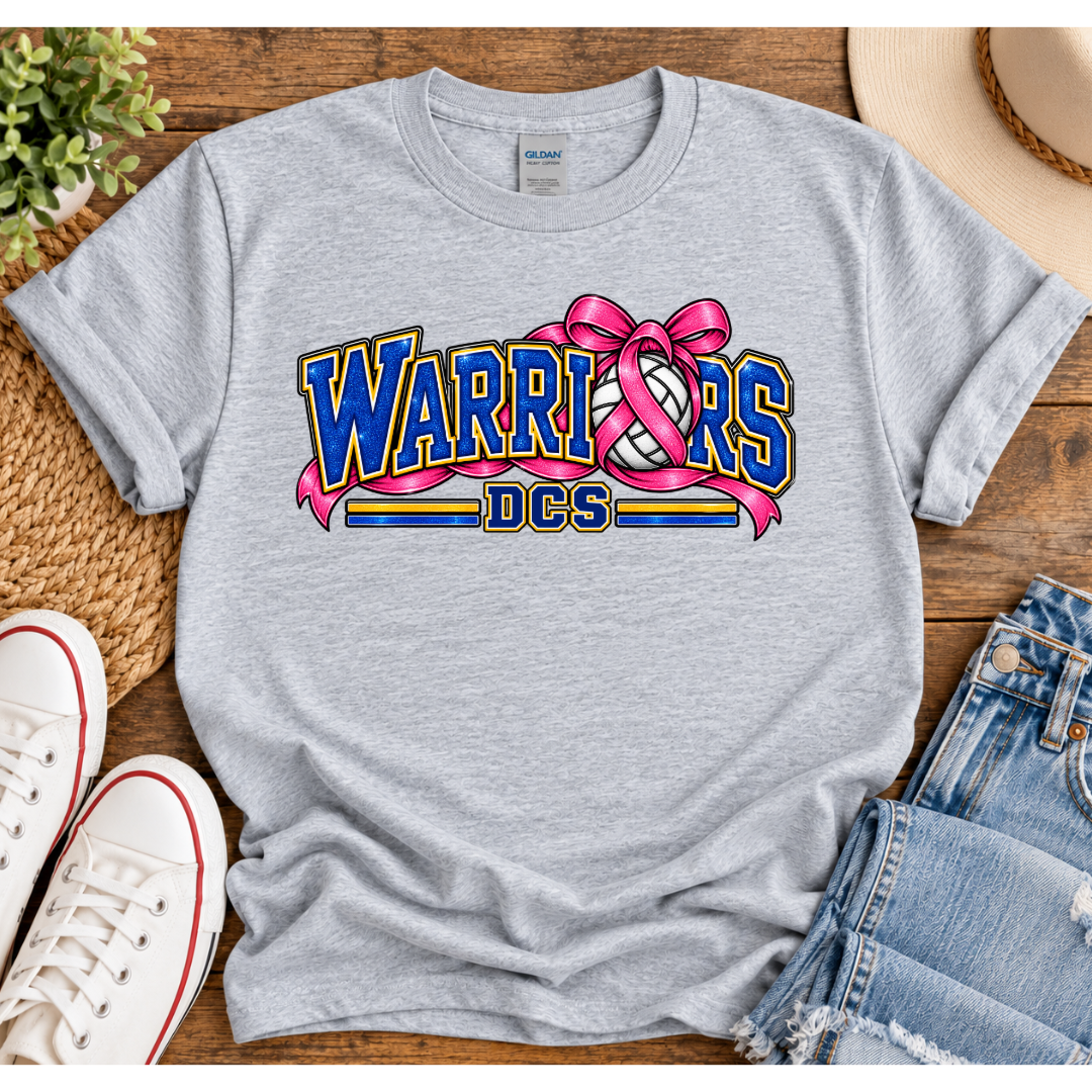 💗 DCS Warriors Pink Out Volleyball Tee
