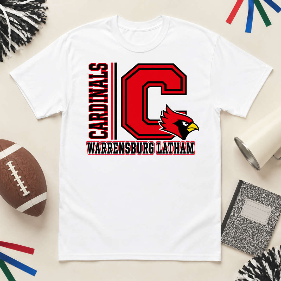 Big Letter School Spirit Tee
