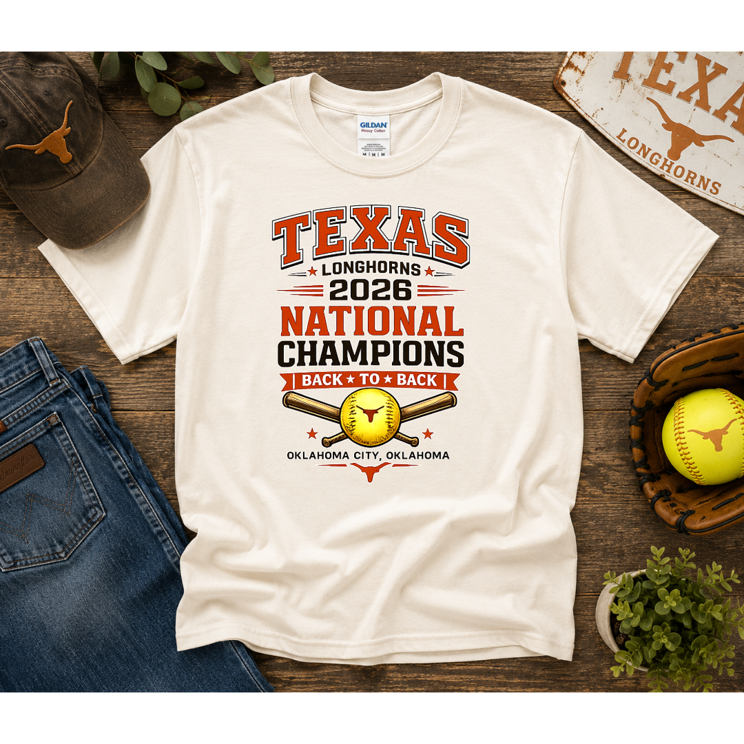 Texas Longhorns 2026 National Champions Tee