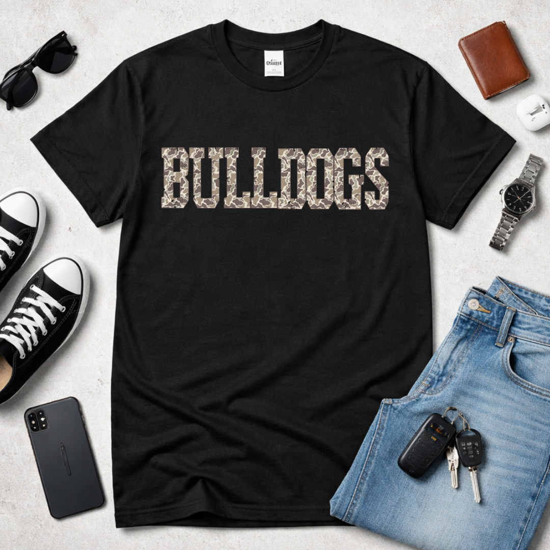 Custom Camo Varsity Tee – Any Name, Team, or School