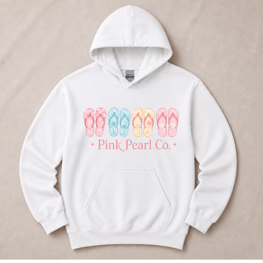 Pink Pearl Co. Flip Flop Graphic