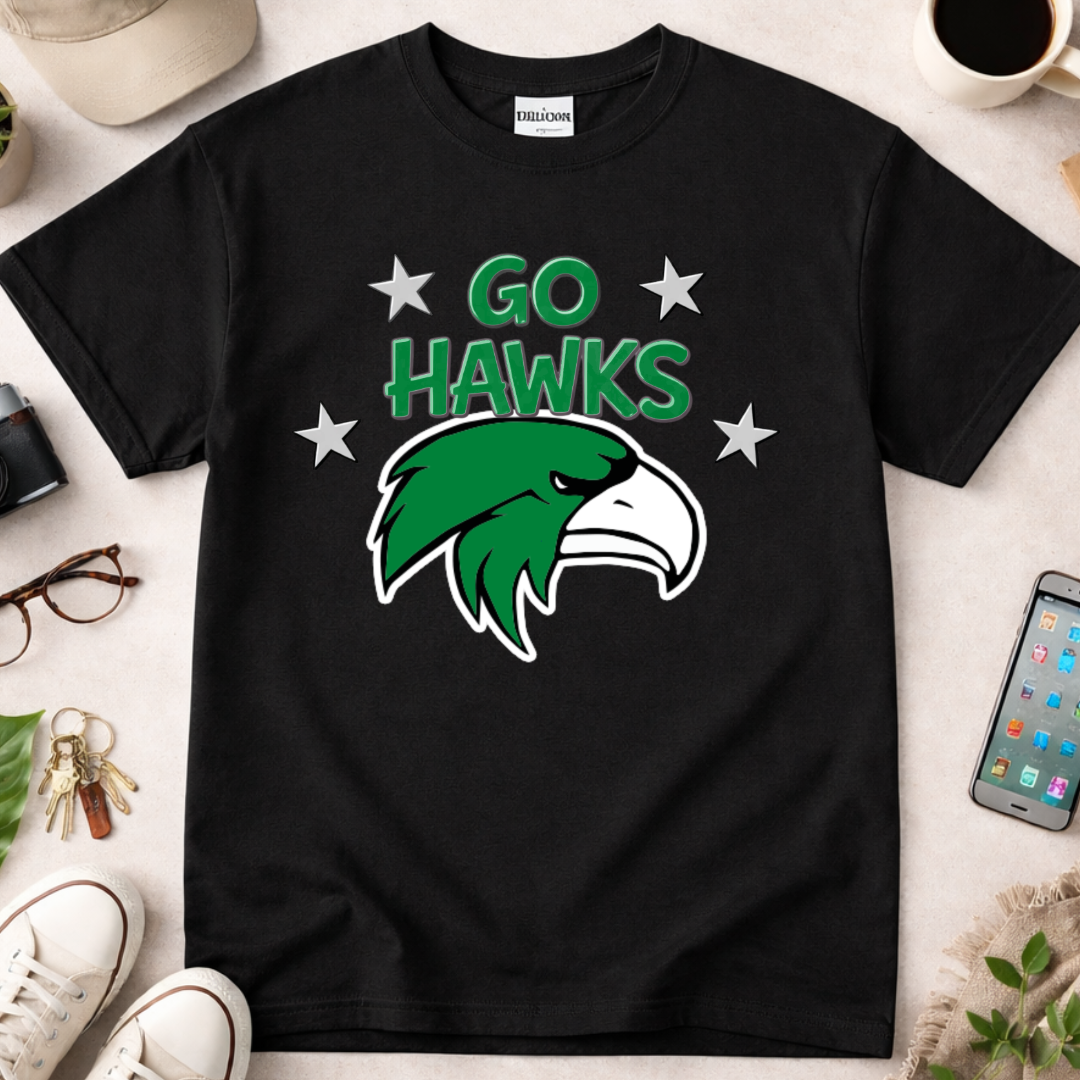 Game Day Mascot Tees | Go Cardinals, Hawks, Bombers, Trojans & More