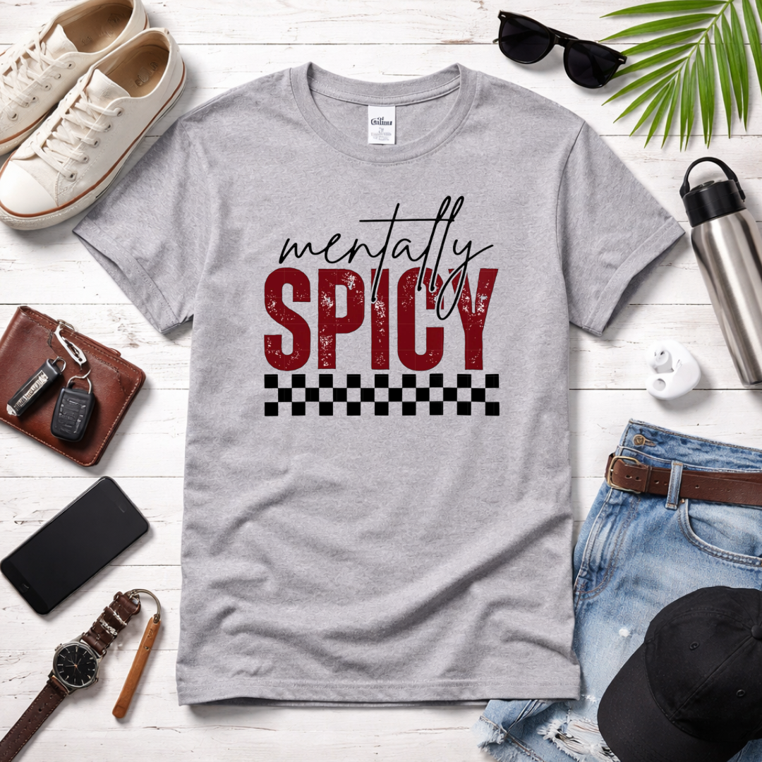 Mentally Spicy Graphic Tee – Limited Drop