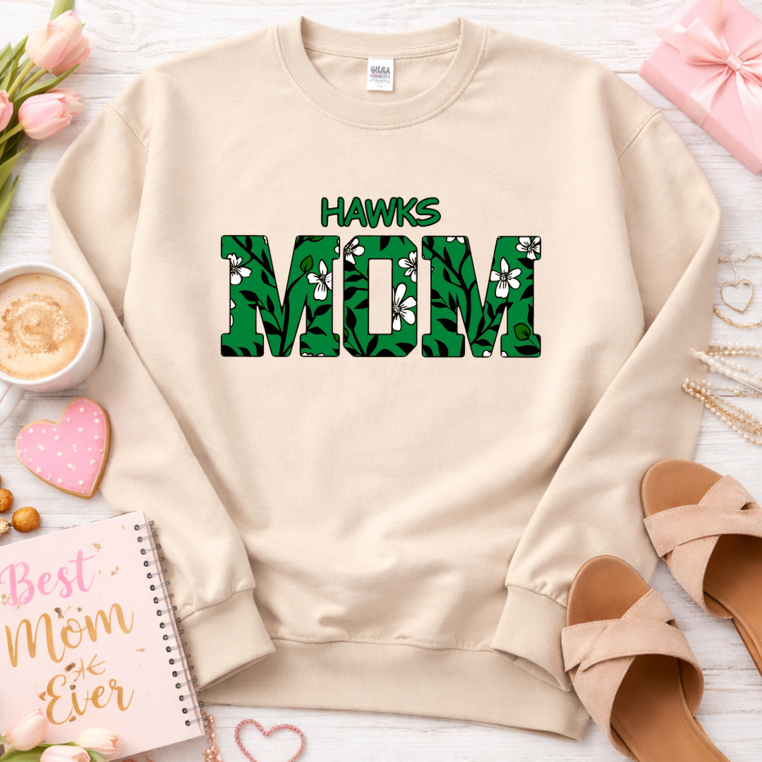 Custom School Spirit MOM Tee / Crewneck