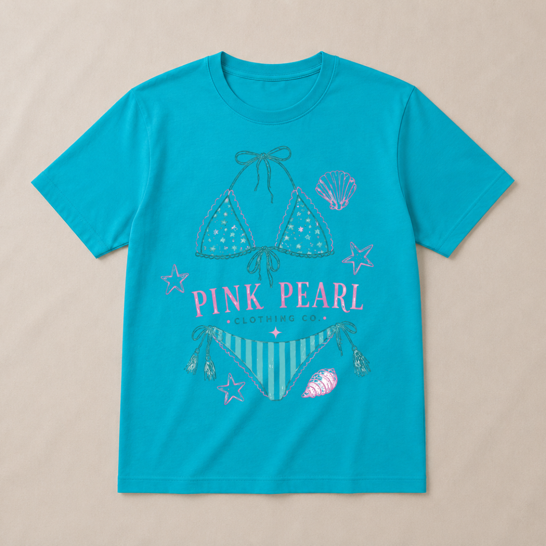 Pink Pearl Clothing Co. Bikini T-shirt
