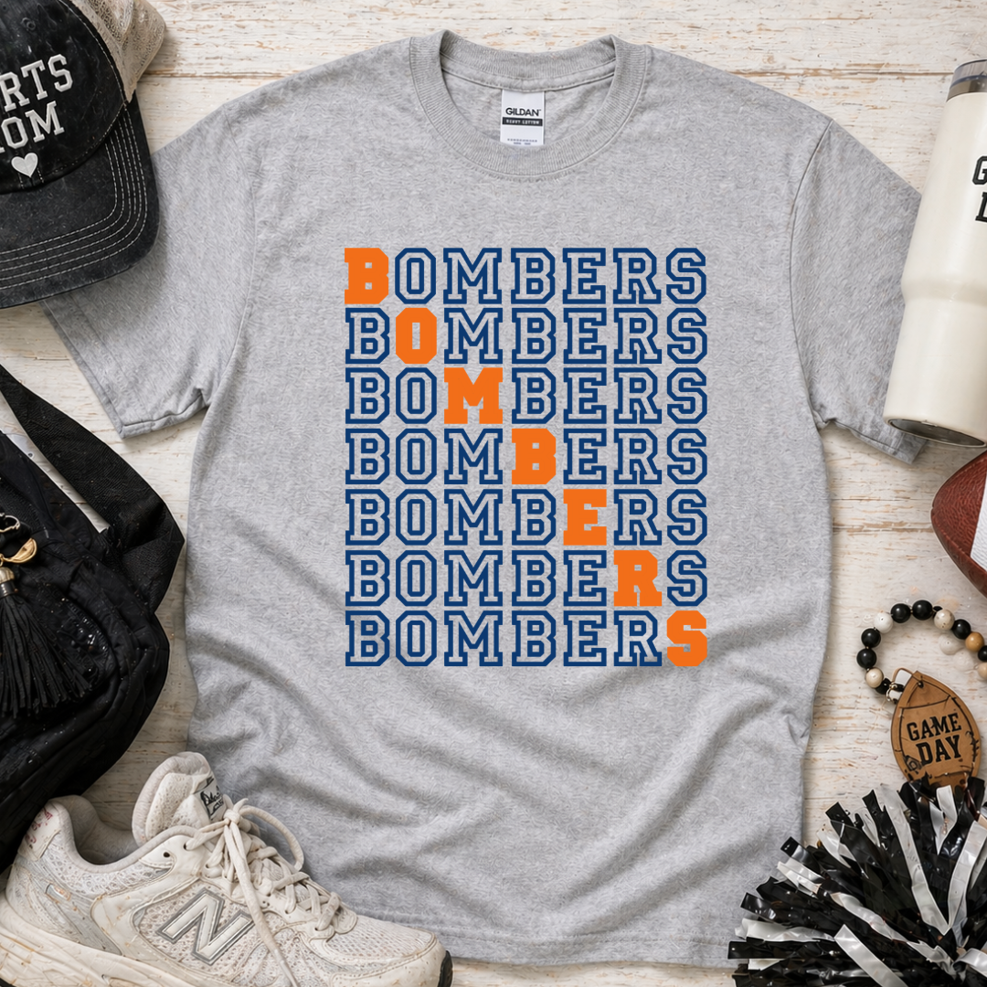 Custom School Spirit Repeat Tee