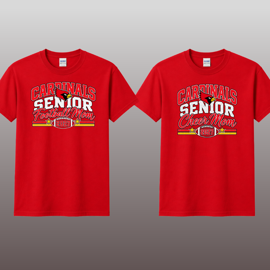 Cardinals Senior Mom 2027 Tee
