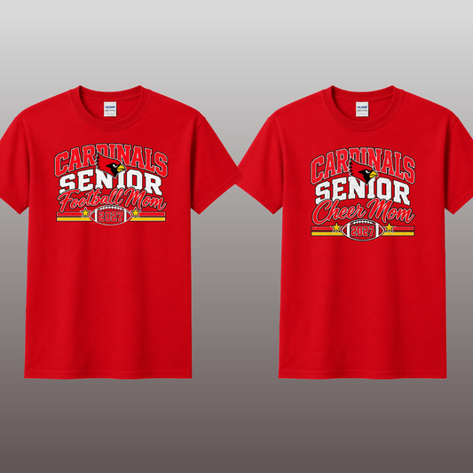 Cardinals Senior Mom 2027 Tee