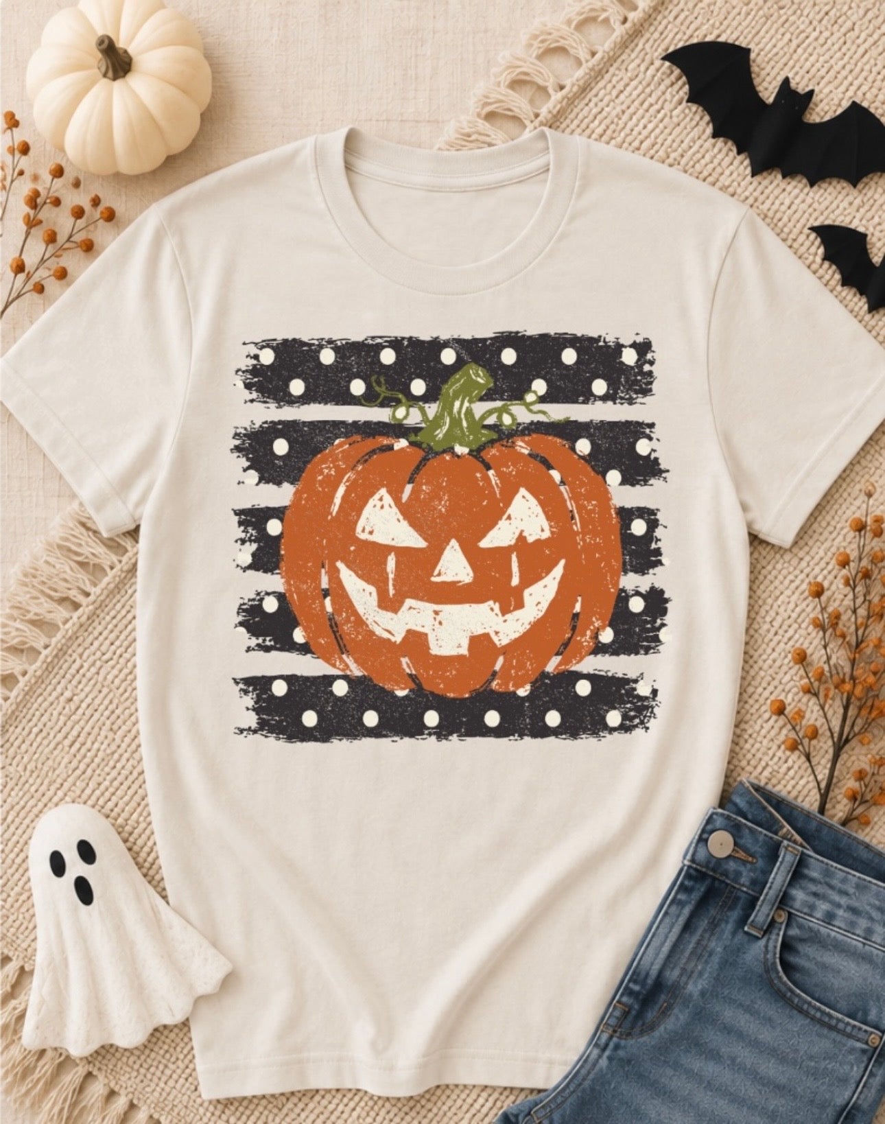 🎃 Vintage Jack-O’-Lantern Halloween Tee
