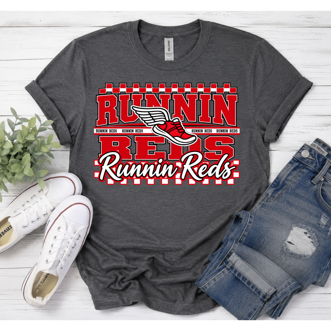 Checkered School Spirit Tee