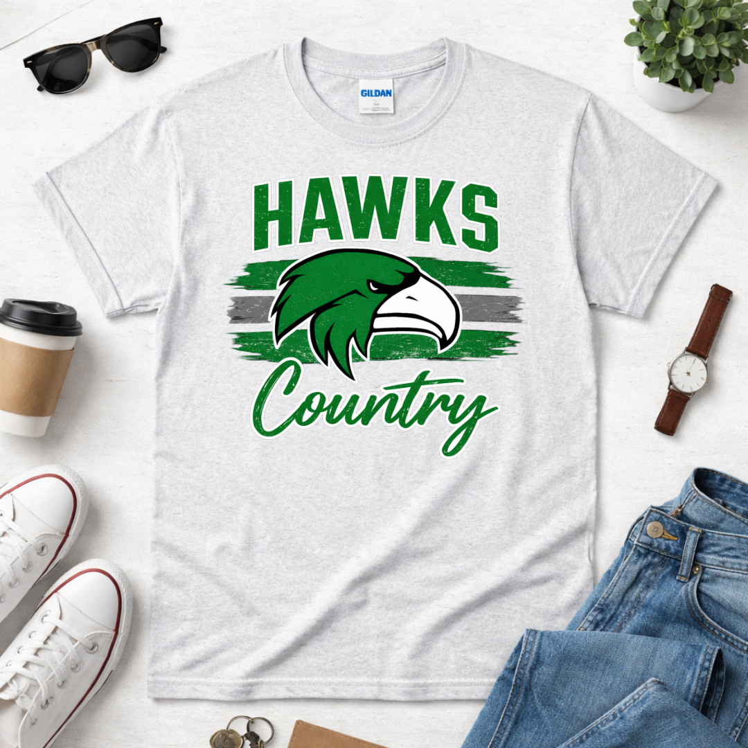 Custom School Spirit “Country” Mascot Tee