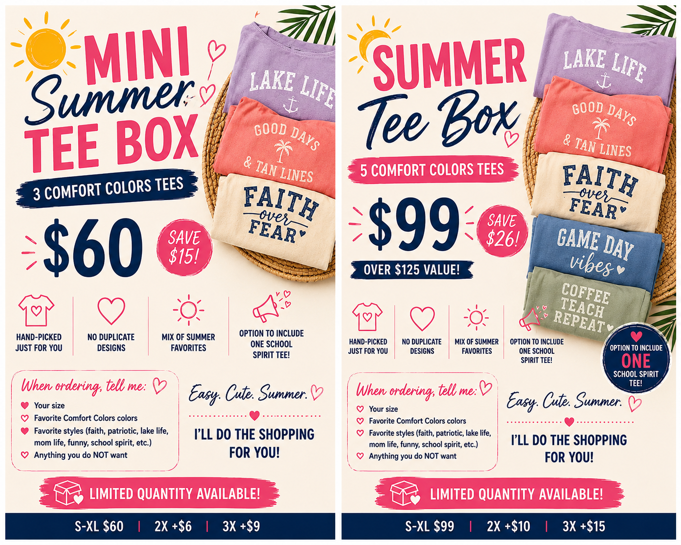 SUMMER TEE BOX COLLECTION ☀️